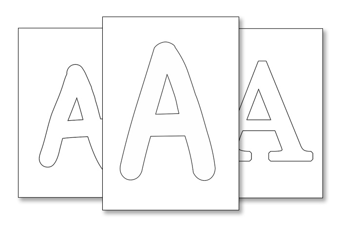 18 Free Printable Bubble Letter A | Just Family Fun