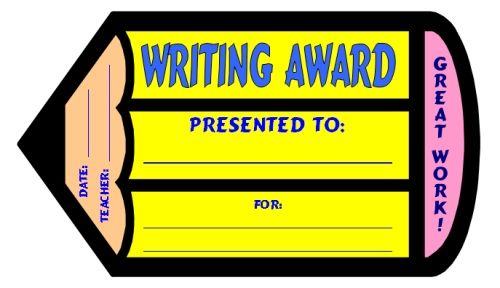 free printable handwriting awards