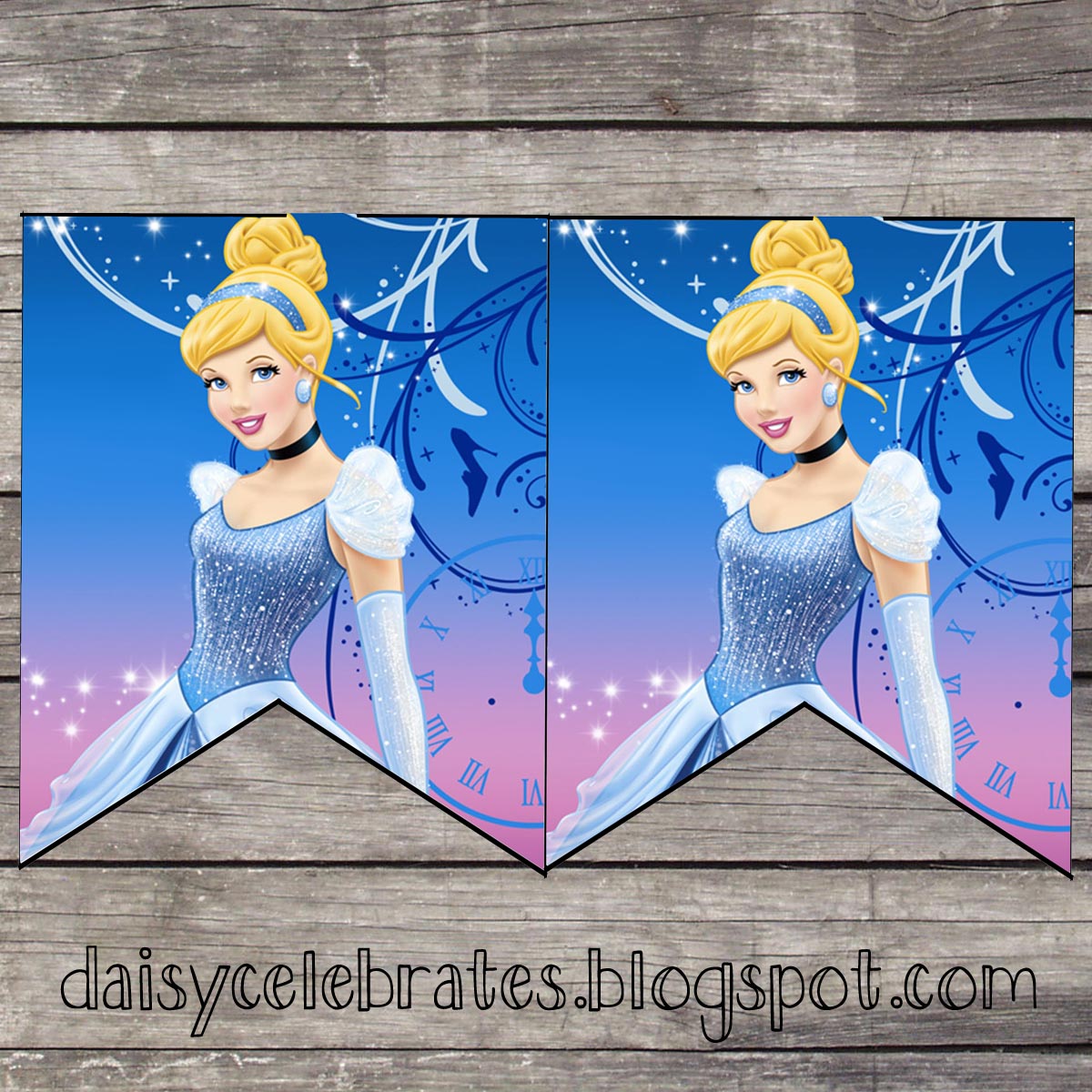 free printable happy birthday banner princess