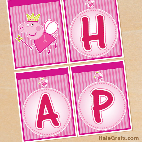 free printable happy birthday banner princess