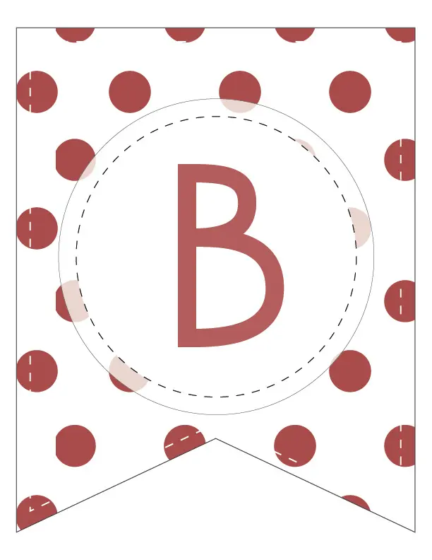 Free printable banner letters