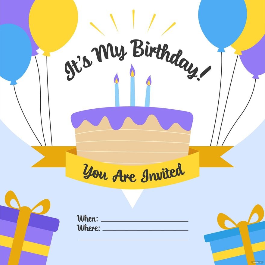 free printable happy birthday invitation cards