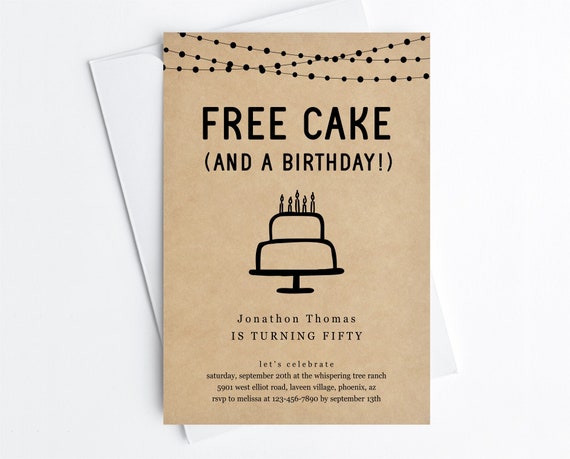 free printable happy birthday invitation cards