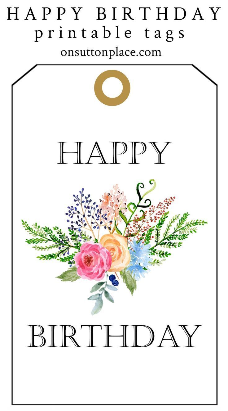 free printable happy birthday name tags