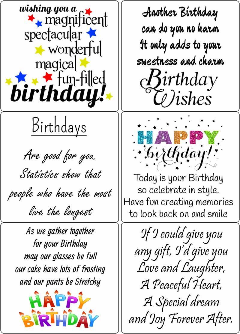 Free Printable Birthday Card Inserts Free Printable Birthday Card Inserts