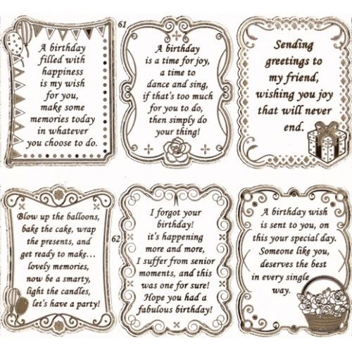 free printable happy birthday verses