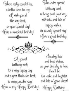 free printable happy birthday verses