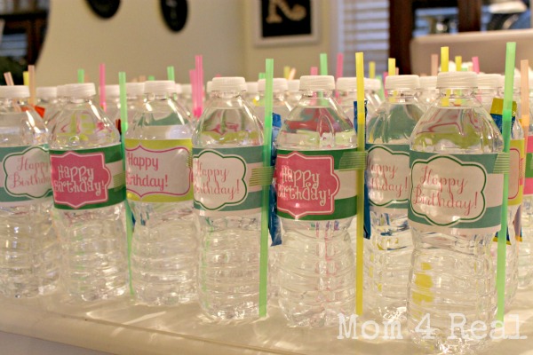free printable happy birthday water bottle label wraps