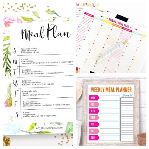 free printable healthy meal planner