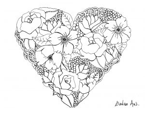 Heart Mandala - 100% Mandalas Zen &  Anti-stress