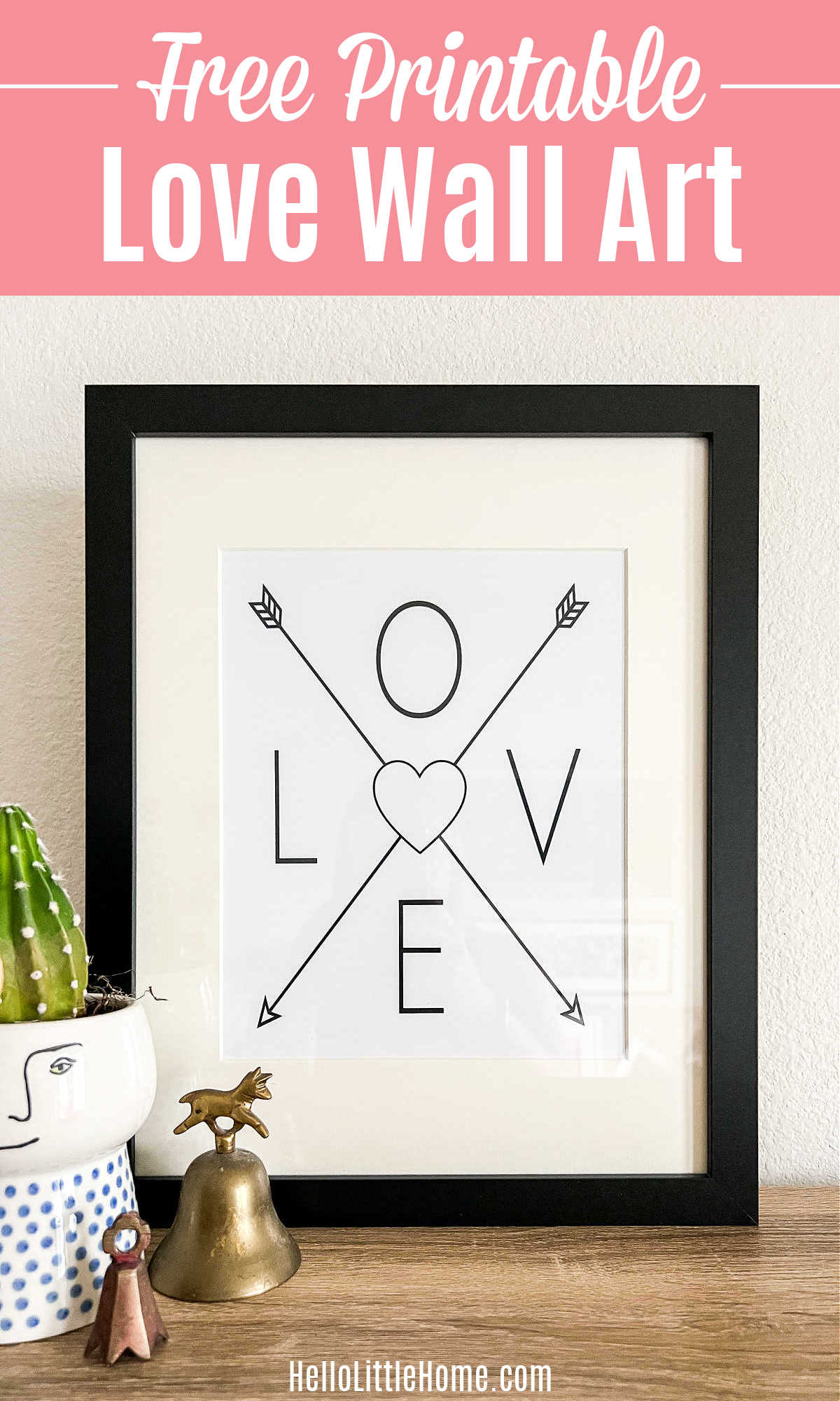 free printable heart wall art