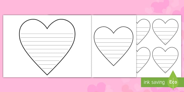 Love Heart Frame | Heart-Themed Writing Practises And Photos