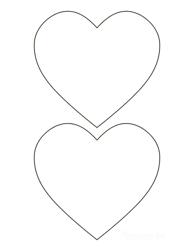 20 Free Printable Heart Templates, Patterns &  Stencils