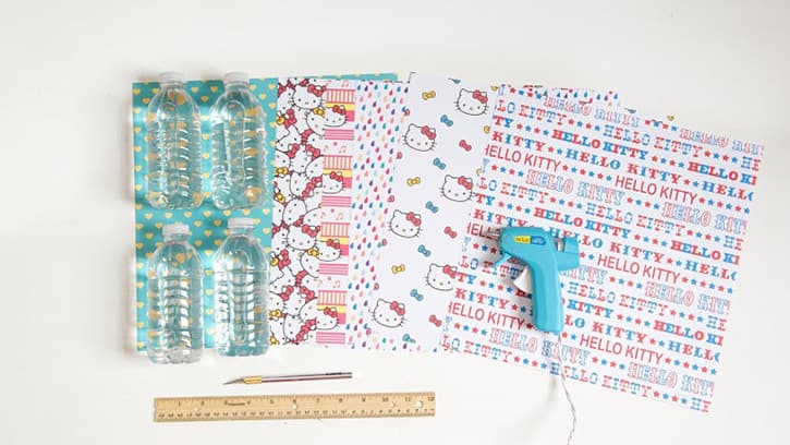 free printable hello kitty water bottle labels
