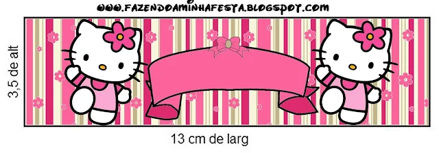 free printable hello kitty water bottle labels