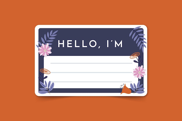 free printable hello my name is name tags