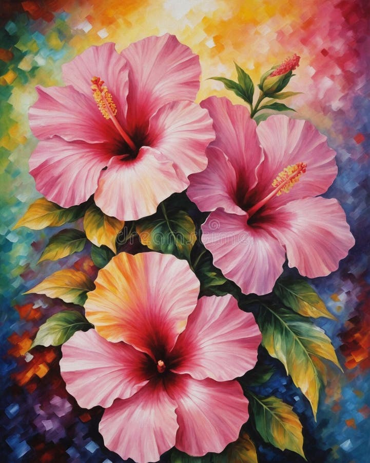 Hibiscus Flower Border Background Stock Illustrations - 4,582 ...