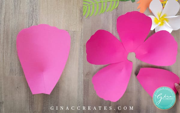 free printable hibiscus flower template