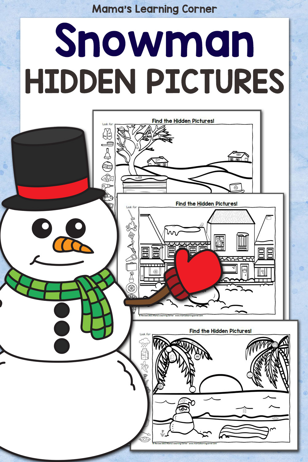 free printable hidden picture worksheet