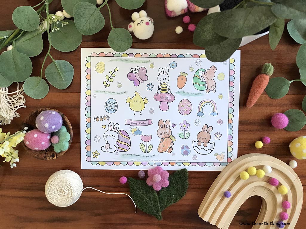 free printable hidden pictures easter