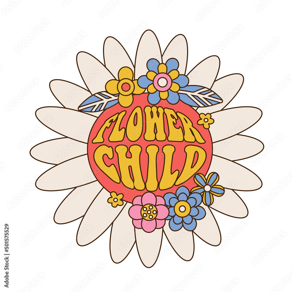 free printable hippie flowers