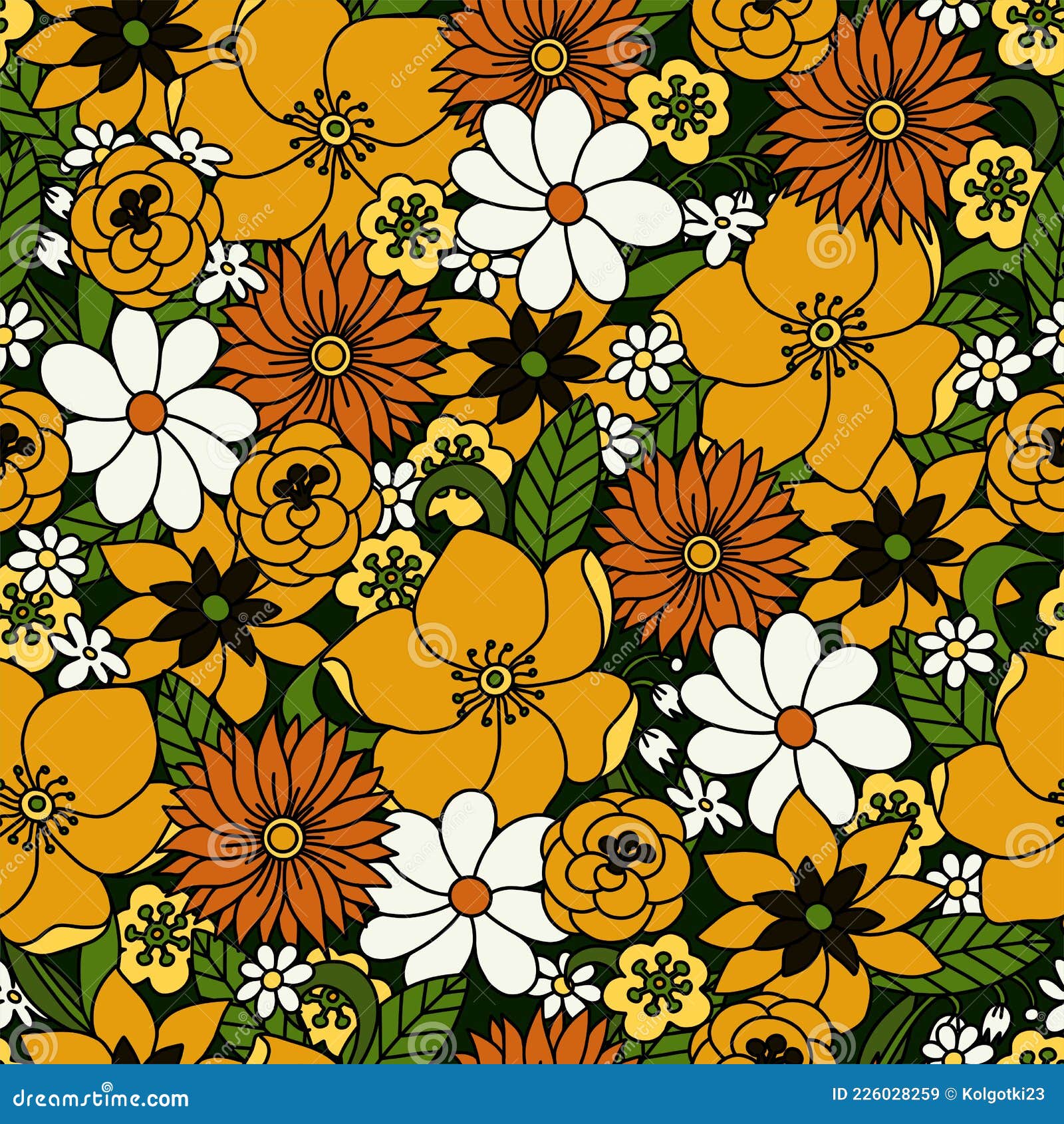 free printable hippie flowers