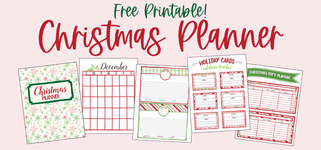 free printable holiday organizer