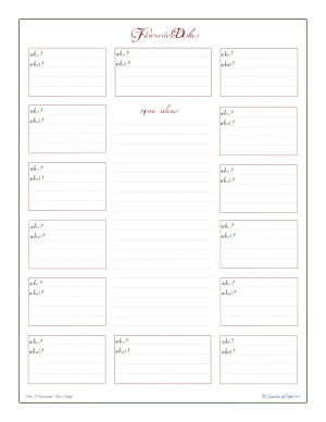 Holiday Planner - Scattered Squirrel