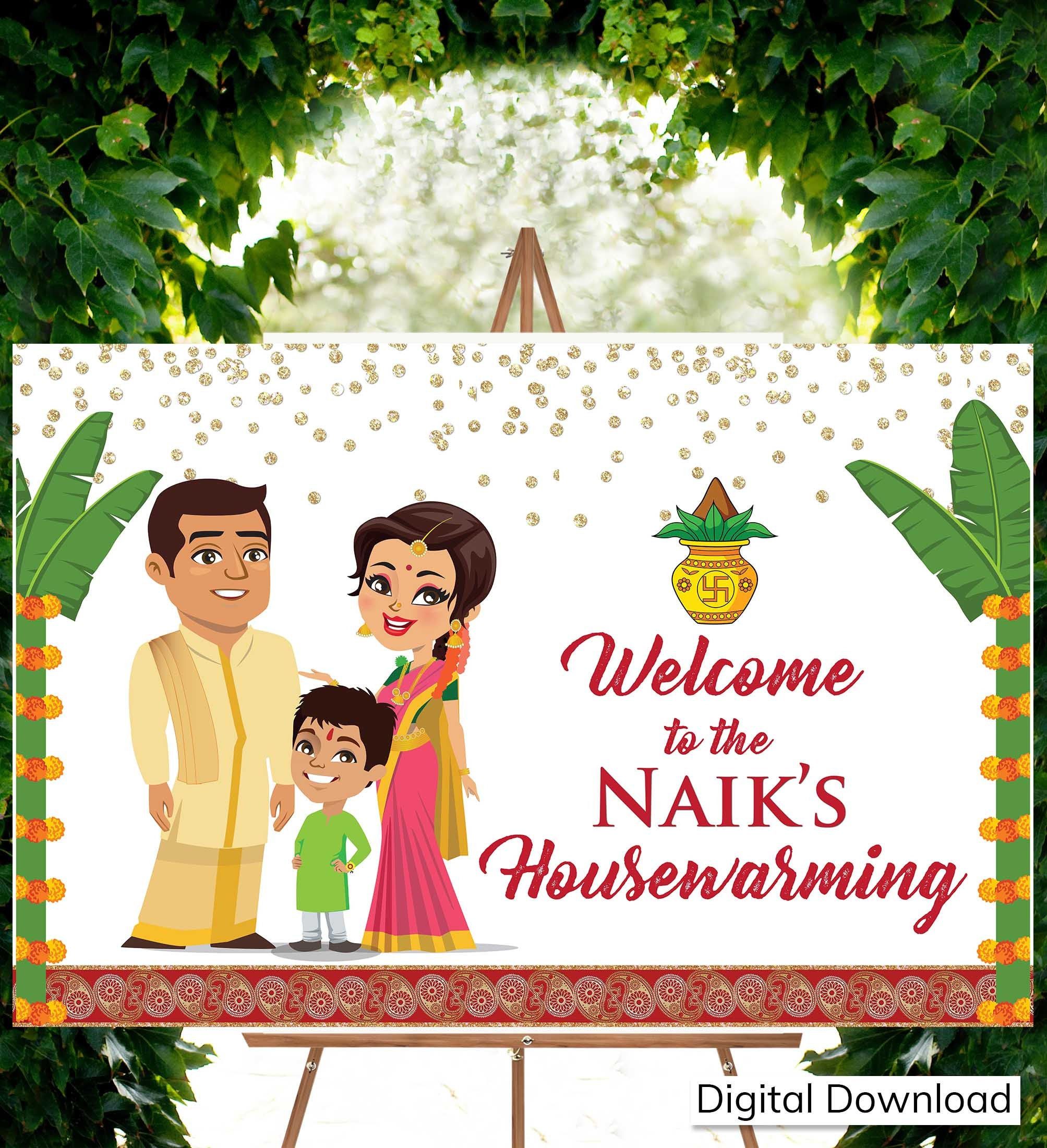 free printable housewarming banner