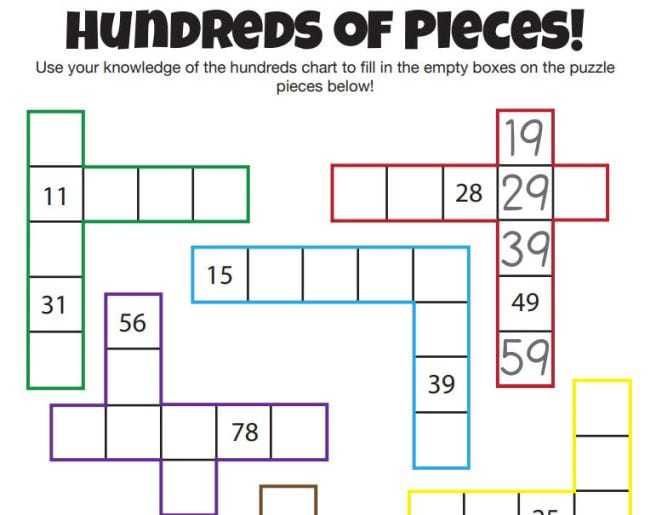 20 Terrific Hundreds Chart Activities for Young Learners
