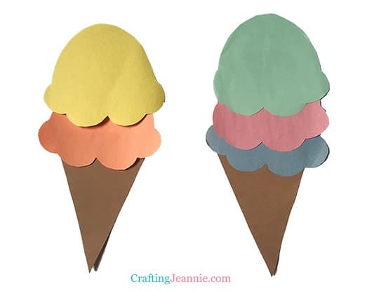 free printable ice cream cone images