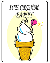 free printable ice cream cone invitations