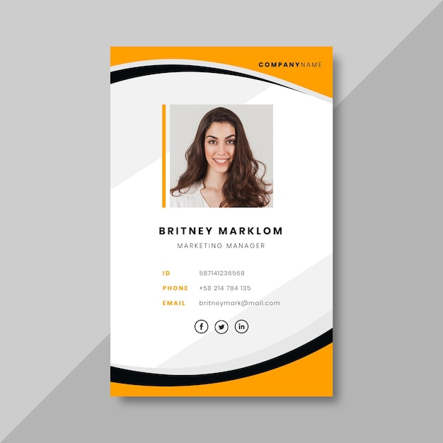 free printable id cards templates