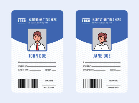 free printable id cards templates