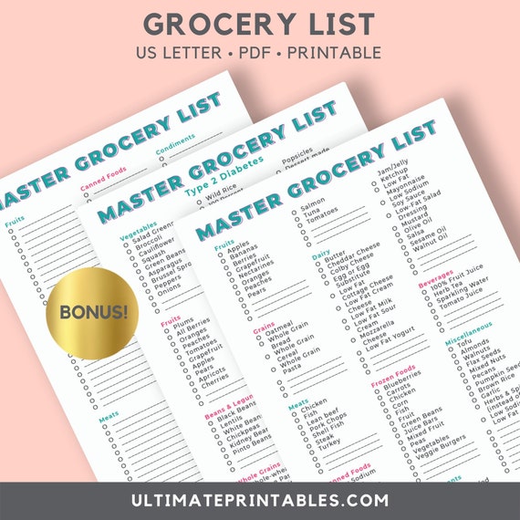 free printable indian grocery list