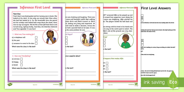 Inference Worksheet | First level (teacher made) - Twinkl
