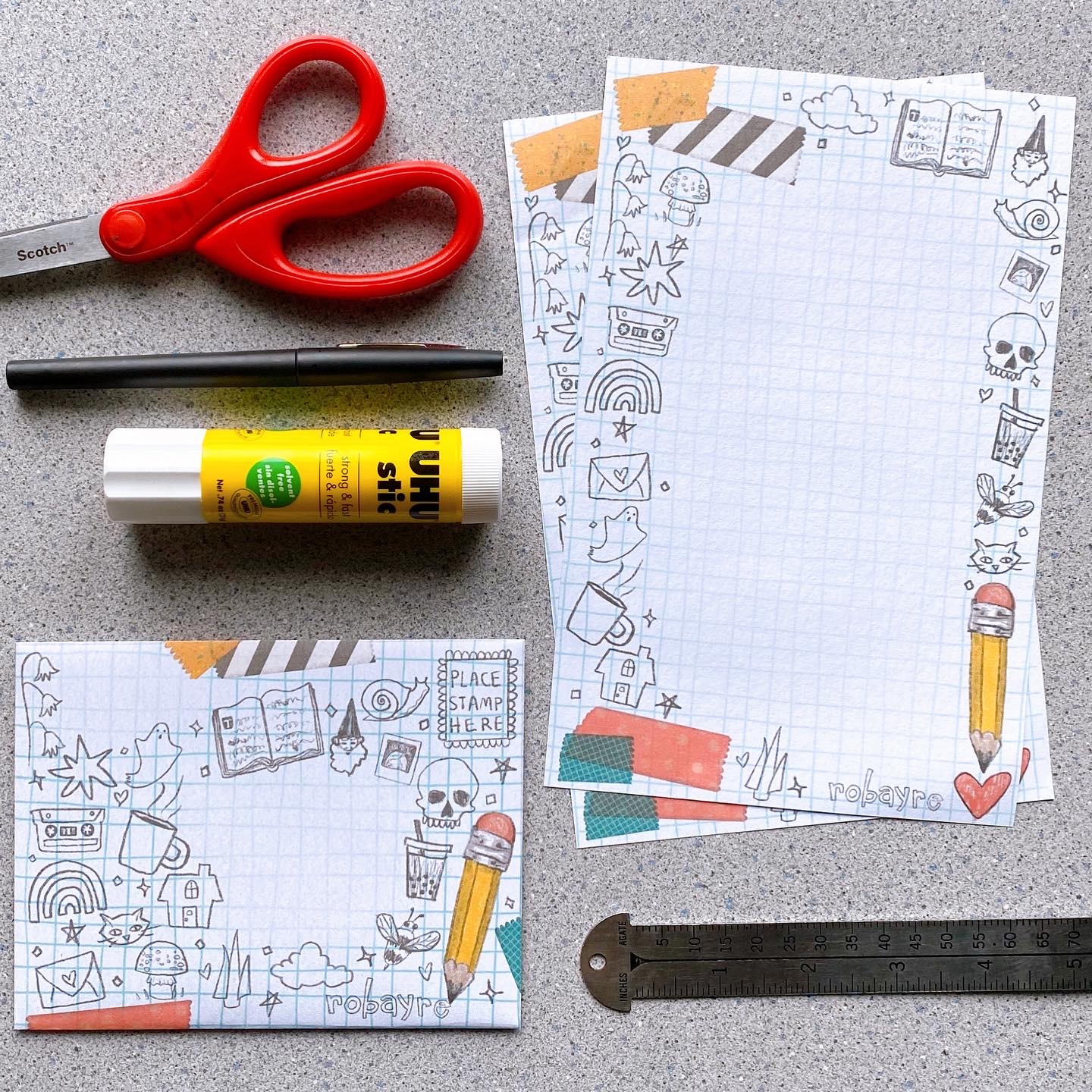 free printable inspirational stationery