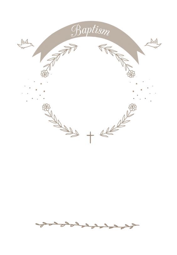 free printable invitation templates baptism