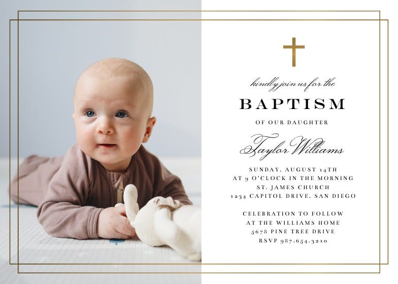 free printable invitation templates baptism