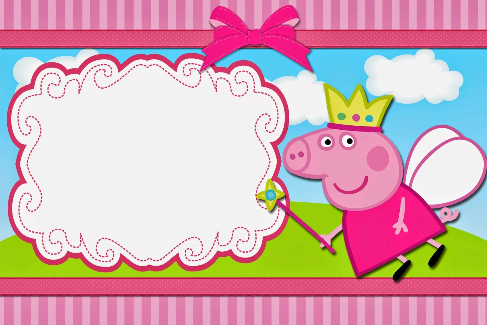 free printable invitations peppa pig