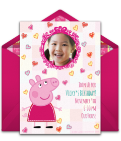 free printable invitations peppa pig