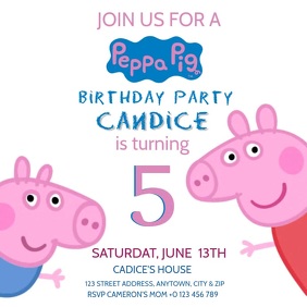 free printable invitations peppa pig