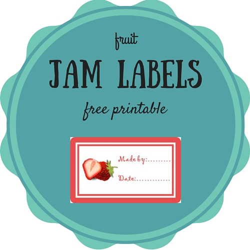 Keeping it Real: Homemade jam labels - free printable