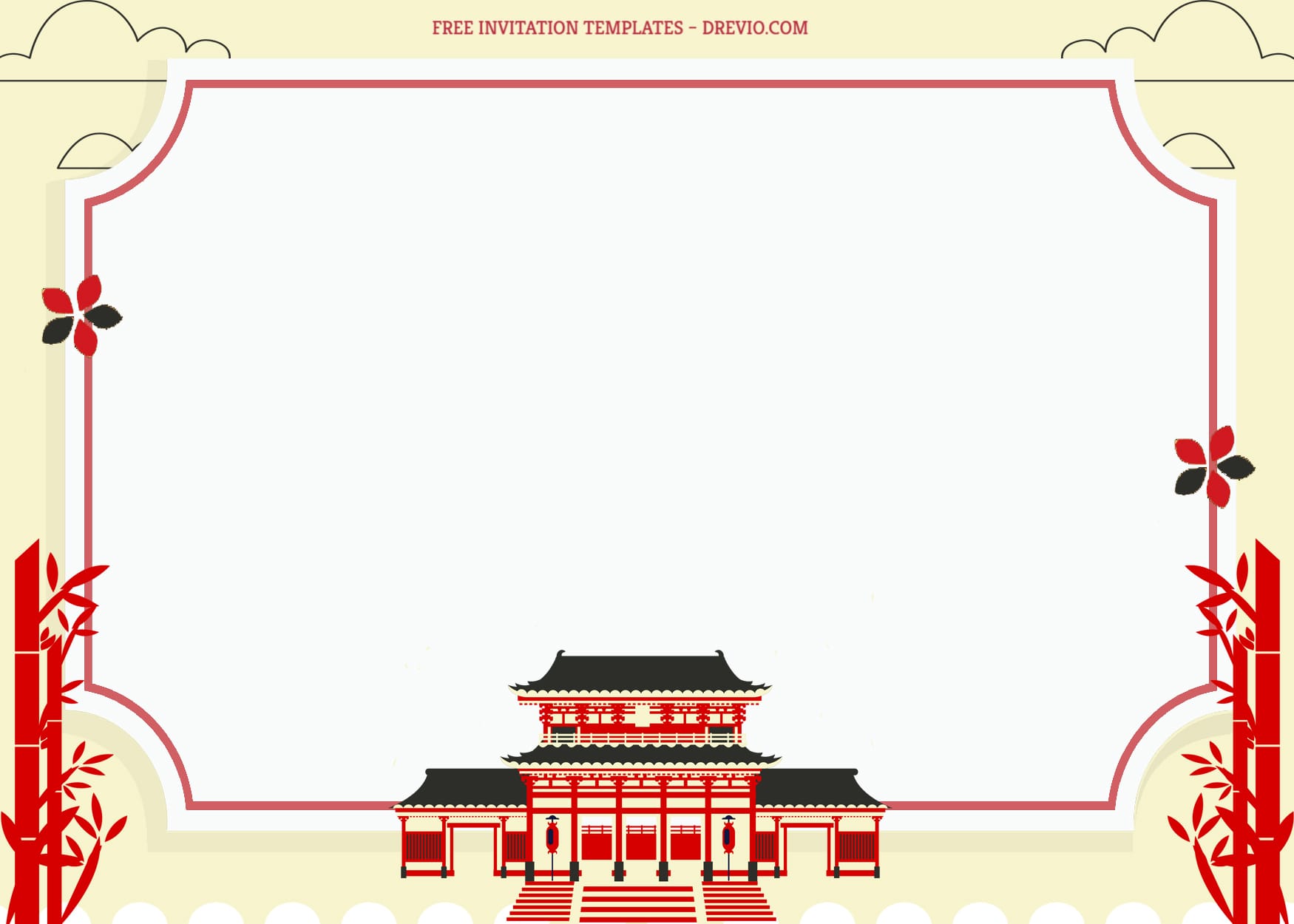 free printable japanese party invitations