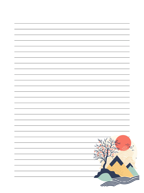 free printable japanese stationery