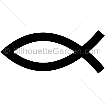 Jesus Fish Silhouette - Free Clip Art, Printable, and Vector Downloads