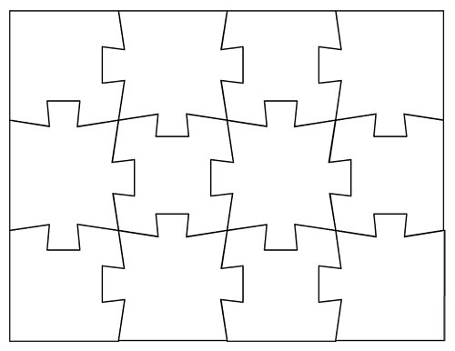 Blank Jigsaw Puzzle Templates | Make Your Own Jigsaw Puzzle for Free