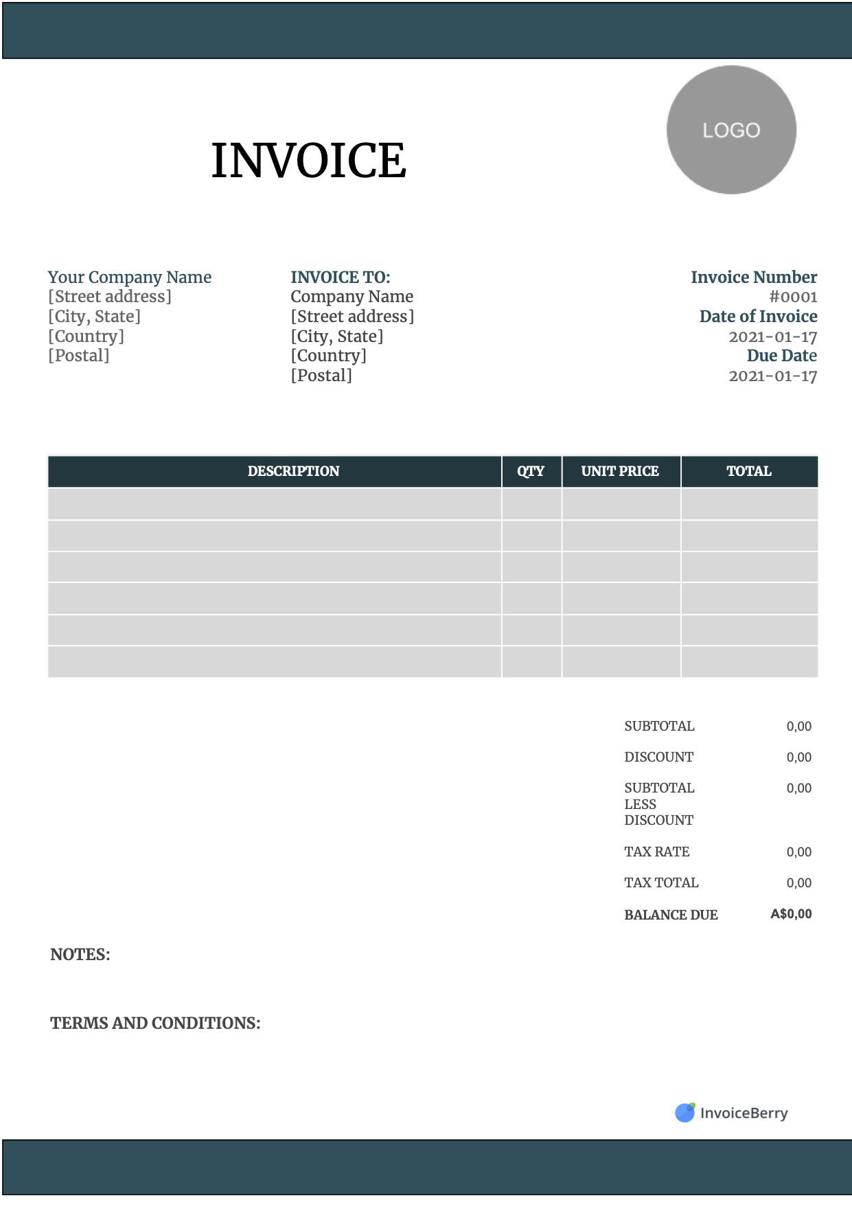 Free Free Printable Job Invoice Forms Download Free Free Printable Job 