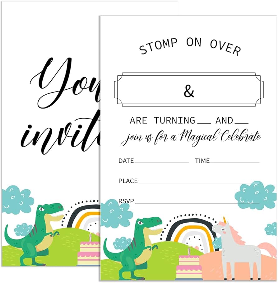 free printable joint birthday invitations