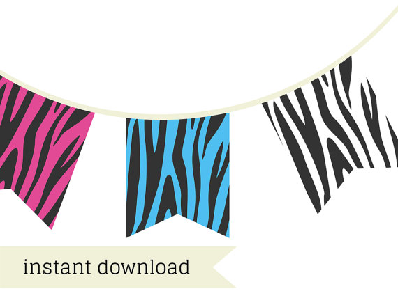 Safari Banner, jungle banner - Magical Printable